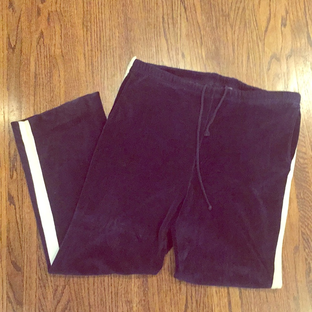 VINTAGE CHRISTIAN DIOR VELOUR TRACK PANTS
